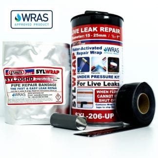 The SylWrap Universal Pipe Repair Kit enables anyone to fix a leaking pipe inside of 30 minutes