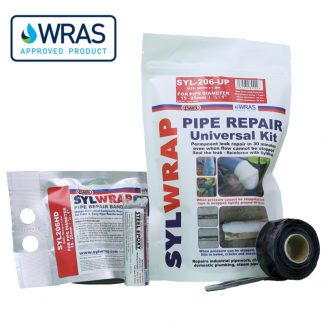 The SylWrap Universal Pipe Repair Kit enables anyone to fix a leaking pipe inside of 30 minutes