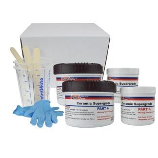 Ceramic Supergrade is an epoxy paste specially formulated for making abrasion resistant repairs and protecting machinery and parts