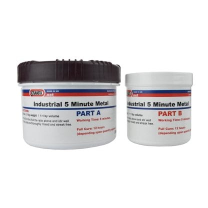Industrial Metal 5 Minute Epoxy Paste comes with a fast gel time for making fast repairs and carrying out rapid protection against corrosion and chemical attack