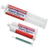 Sylmasta Rapid 5 Minute Epoxy sets clear to glue metal, wood, plastic, ceramic, concrete and stone together in rapid repair applications