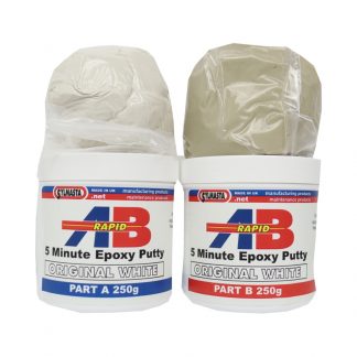 Sylmasta AB Rapid 5 Minute is an epoxy putty with a fast work time for quick repair and maintenance applications