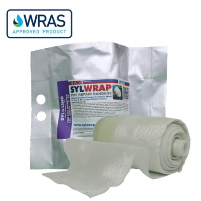 SylWrap HD Pipe Repair Bandage is a composite repair wrap used to strengthen and reinforce pipelines to extend their lifespans