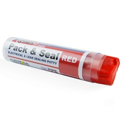 Pack & Seal is a non setting electrical sealant putty used to pack out holes and prevent the ingress of moisture