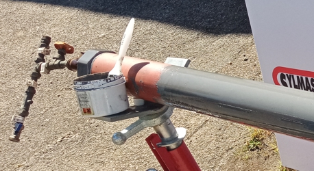 Epoxy coating applied to a pipe for repair and maintenance