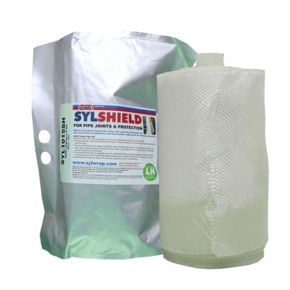 SylShield Pipe Weld & Protection Wrap protects pipework and structures in highly abrasive environments including those undergoing trenchless installation