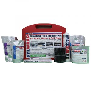 The SylWrap Drain & Waste Pipe Repair Kit seals low pressure cracks in cast iron and plastic pipework