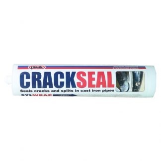 CrackSeal Pipe Sealant seals cracks and splits in cast iron waste, drain and soil pipes