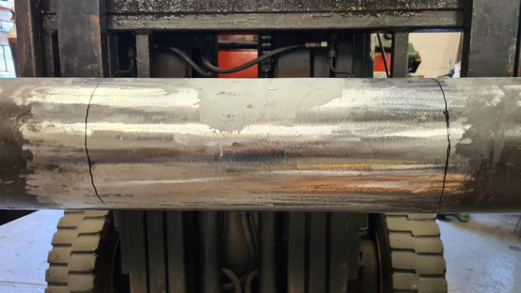 Industrial Metal Epoxy Paste used to successfully repair a pipe to ASME PCC-2 401-III standard