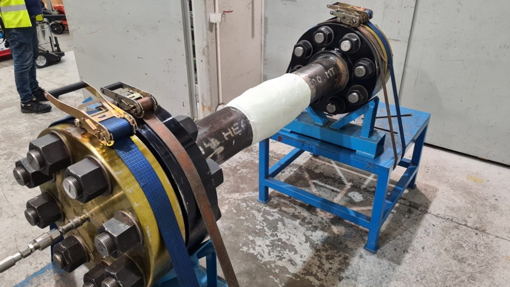 SylWrap HD Pipe Repair Bandage used to successfully repair a pipe to ASME PCC-2 401-III standard