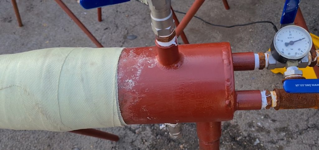 A SylWrap Pipe Repair withstands 30 bar pressure to be qualified for ASME PCC-2 401-III - Validation for Repair of Leaking Component