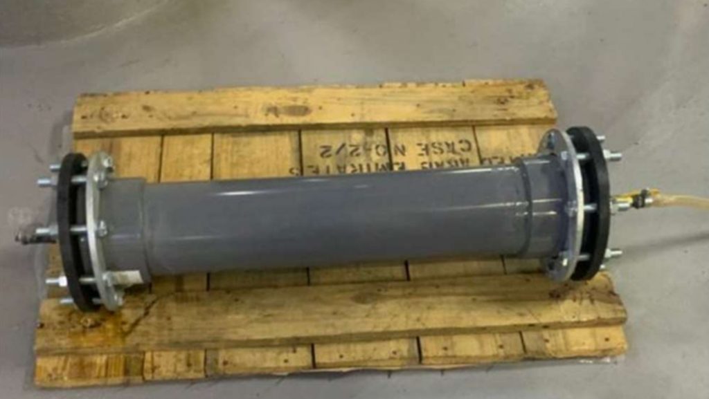 An engineering company in the UAE build an ABS pipe rig to test SylWrap for the repair of chilled water cooling pipes in the UAE