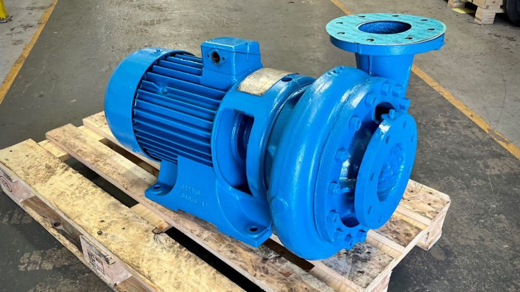 Worthington Simpson pump reassembled after repair using Sylmasta products